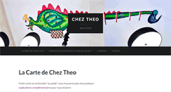 Desktop Screenshot of cheztheo.be