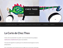 Tablet Screenshot of cheztheo.be